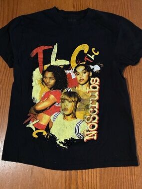 TLC No Scrubs Black Short Sleeve Graphic Tee